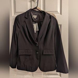 NWT women's dress blazer - Worthington - black - petite size 6p